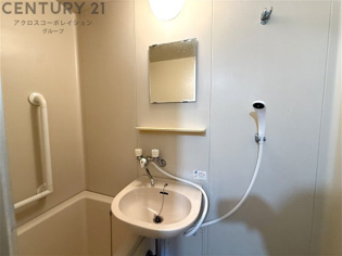 浴室内に洗面台あり