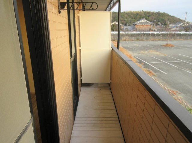 リバーサイド市川のバルコニー