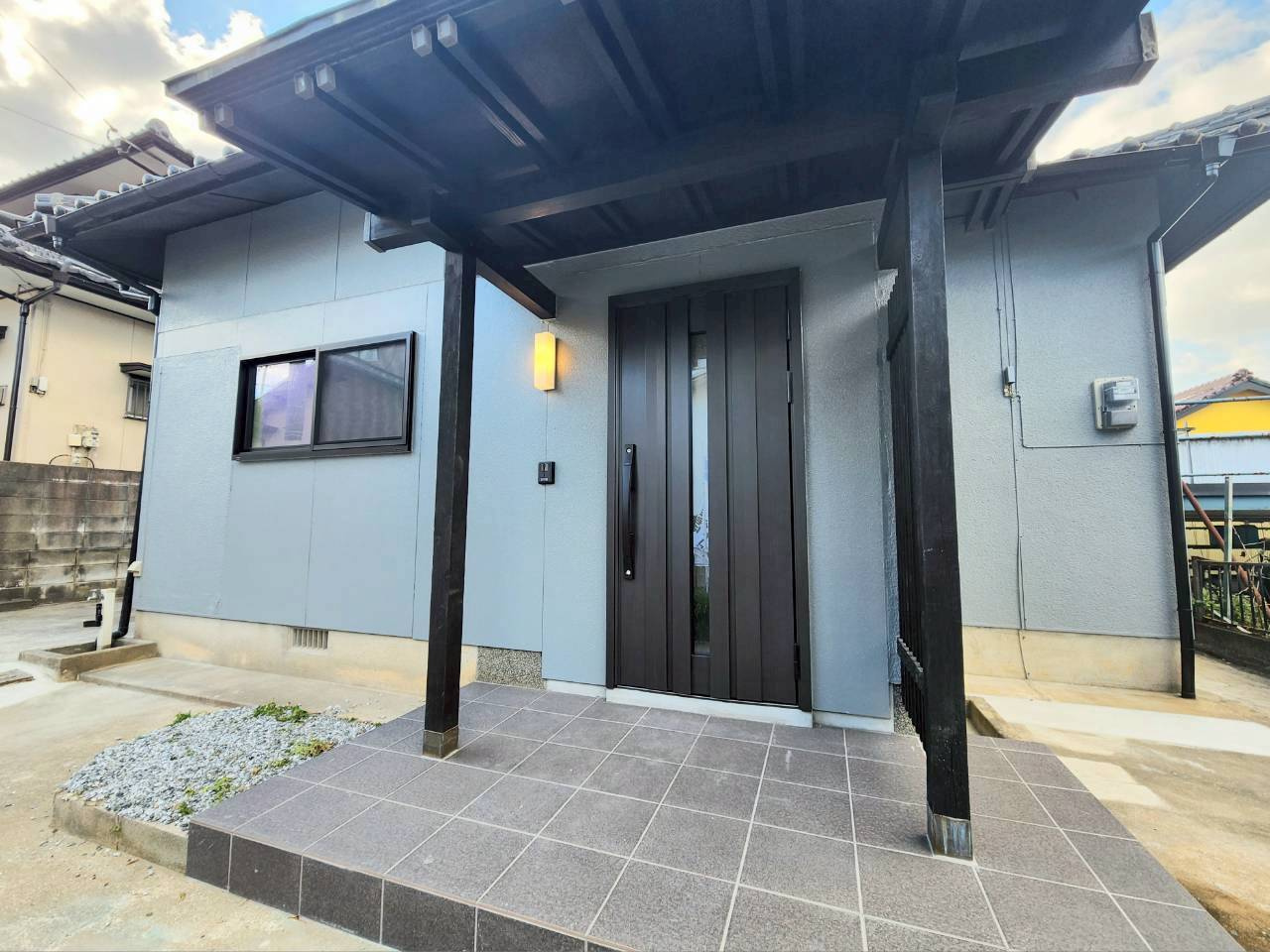 RESET HOUSE－リセットハウス小倉南区津田4丁目の玄関|玄関ドア新品です♪