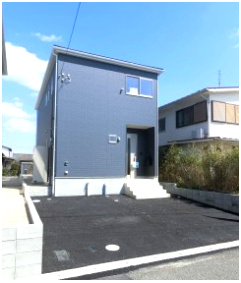 神埼市神埼町本堀第1　1号棟の外観|建築中