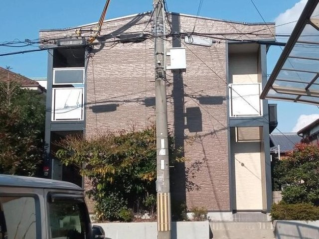 明石市上ノ丸２丁目のアパートの外観