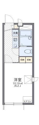 レオパレスニシスズランの間取り