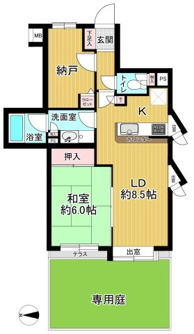 グリーンパーク水元Ⅵの間取り