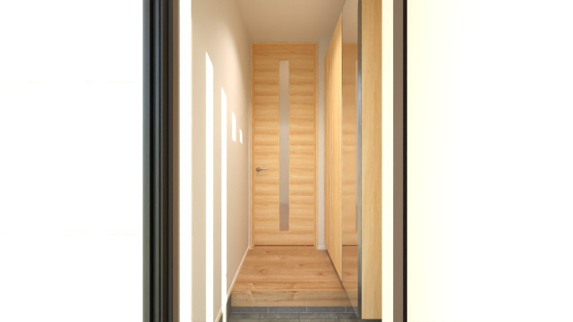 アルクス長束の玄関