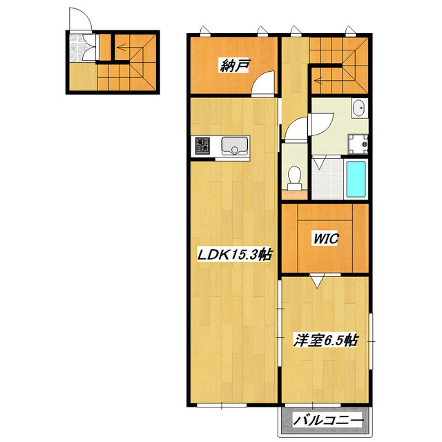 ＳＤコートの間取り|リビング１５帖で広々としてます。