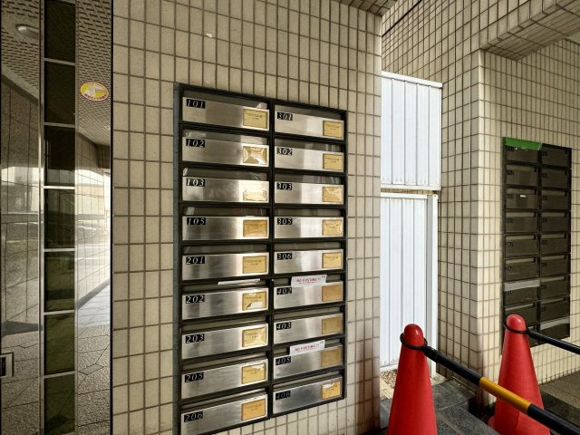 シャルマンフジ住吉弐番館のエントランス