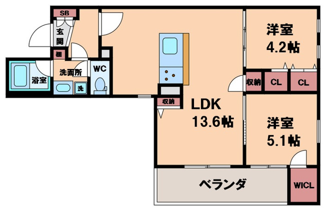 【間取り】 | ウェルスクエア山坂