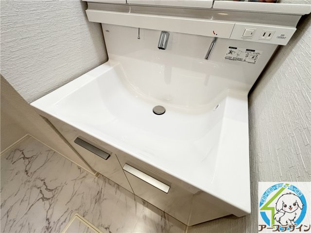 エフコート松江Bの洗面所