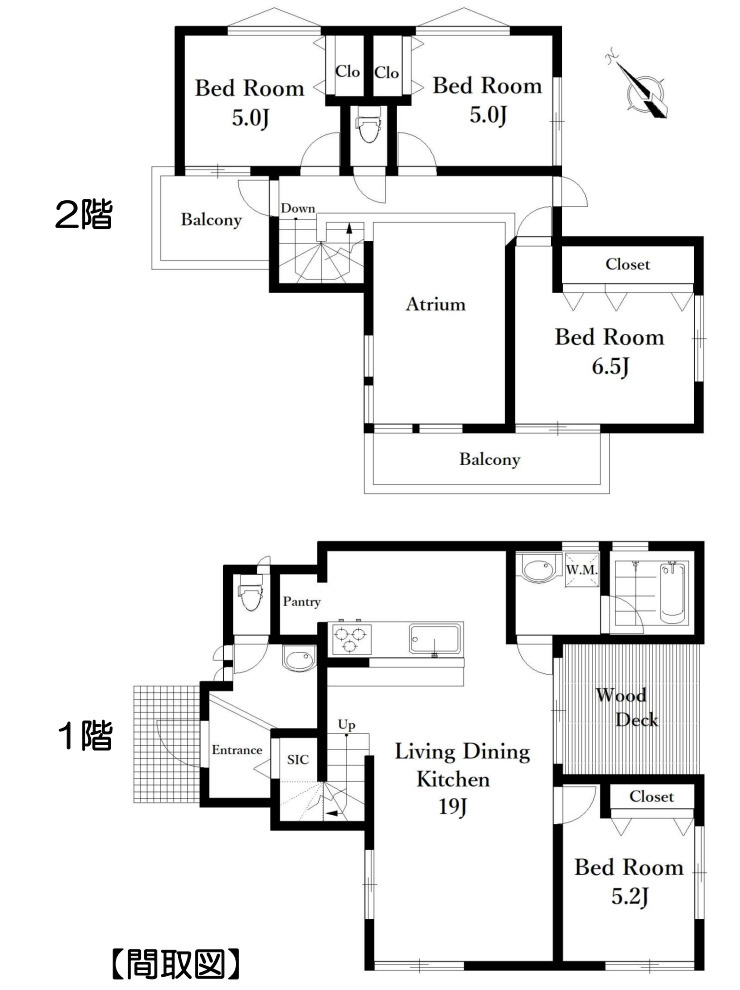 横浜市栄区本郷台2丁目 新築戸建て【仲介手数料無料】の間取り