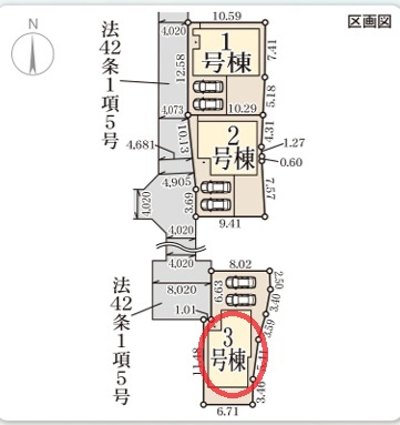 【区画図】 | リーブルガーデン平群町三里５期 | 区画図