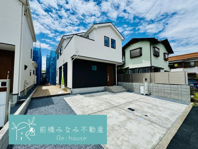 前橋市南町二丁目24-1期　２号棟(全４棟)　リナージュ　新築建売分譲の外観|外観もきれいです