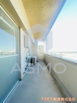 【バルコニー】 | エスポワールあずま | 同マンション別部屋　参考写真