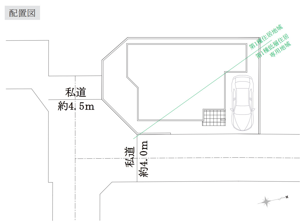 横浜市泉区新橋町 新築戸建ての区画図
