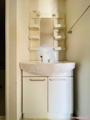 【洗面所】 | エスタブレ・ヤマキ | 同マンション別部屋　参考写真