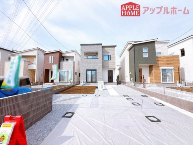 【新築住宅】熊谷市上之 第8期 全8棟の前面道路含む現地写真|ぜひ現地にて、実際の建物・街並み・日当たり等ご確認下さい♪お問い合わせはお気軽に☆　TEL「0120-466263」