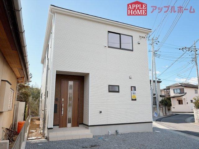 【新築住宅】熊谷市原島第1 全1棟の外観|☆内覧可能☆アップルホームでは物件のメリットデメリットお客様の立場にたちお伝えさせていただきます！いつでもお気軽にお問合せOKです！TEL「0120-466263」
