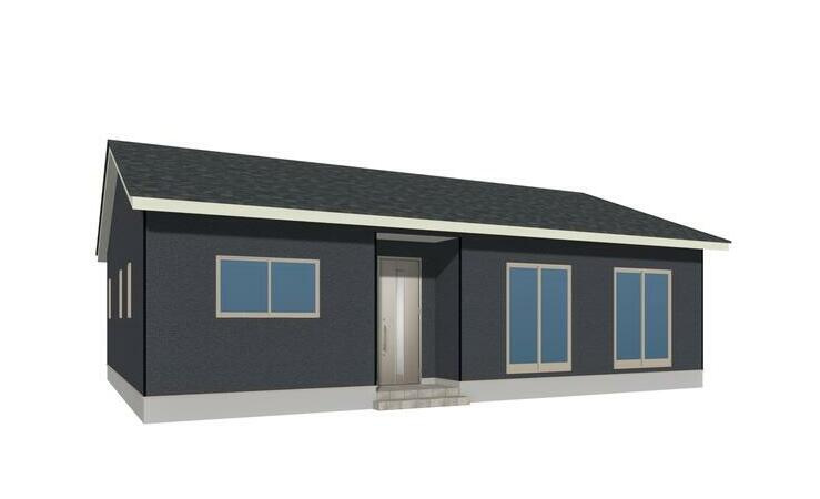 小郡市二森【2号棟】　新築戸建の外観パース|外観パースです