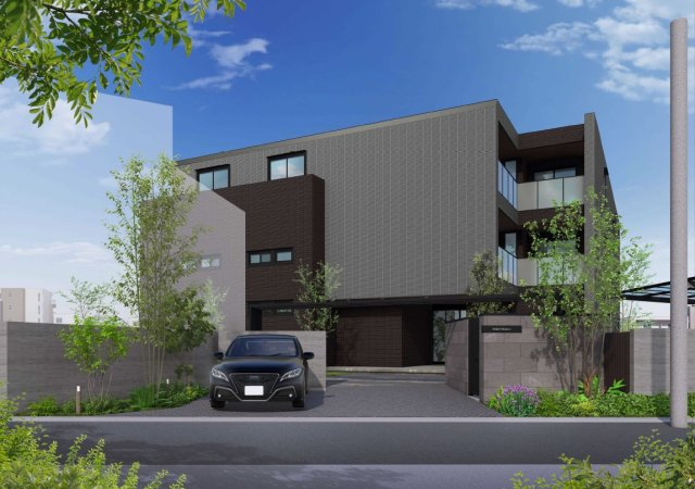 ガーデンコート大崎の外観パース