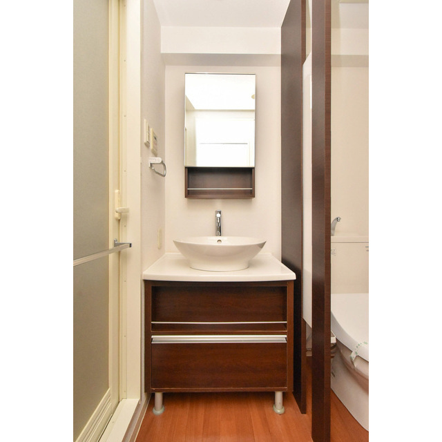 南堀江プライマリーワンの洗面所