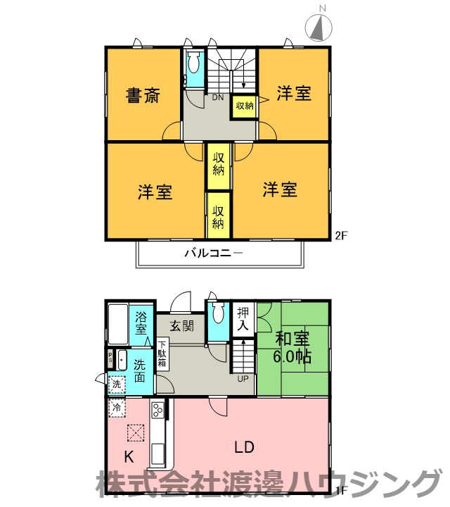 寿楽荘一戸建の間取り