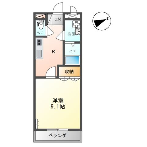 アムール中央の間取り