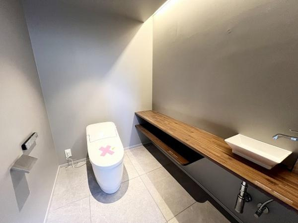 【トイレ】 | ラ・アトレ玉川瀬田ウエストテラス | トイレの内装まで、スタイリッシュさにこだわりました