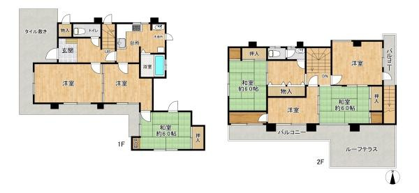 【間取り】 | 垂水区舞子坂2丁目　中古戸建