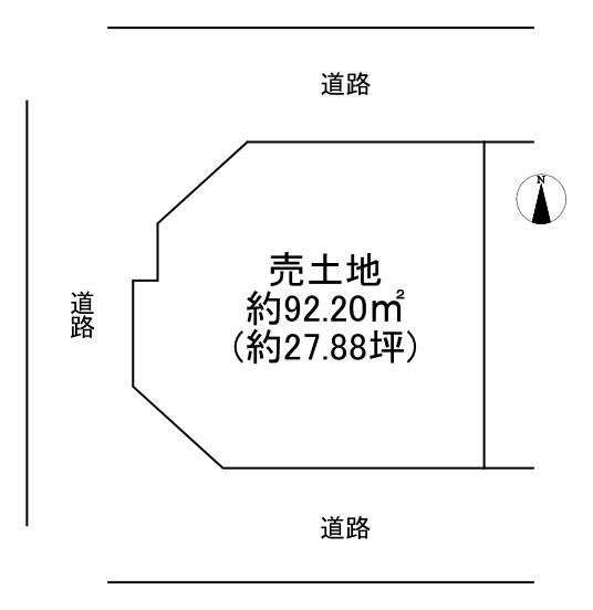 【土地図】 | 大阪市生野区勝山北5丁目　売土地