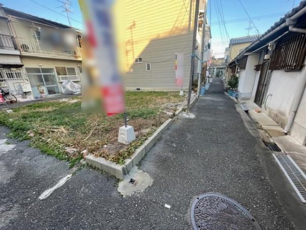 【前面道路含む現地写真】 | 大阪市生野区勝山北5丁目　売土地
