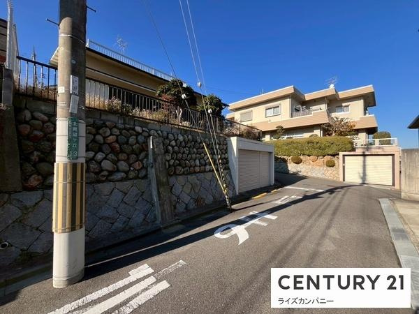 【前面道路含む現地写真】 | 河内長野市北貴望ヶ丘　売土地