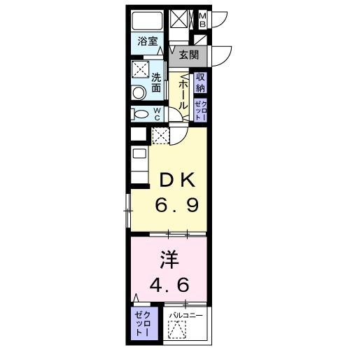 メゾンド・ファベルの間取り|間取りです。