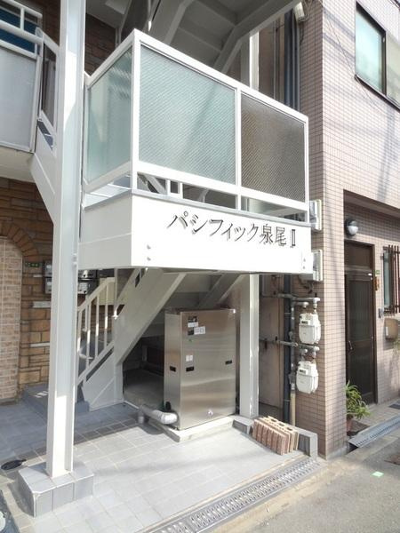 パシフィック泉尾IIのエントランス|★カッコイイ建物入口★