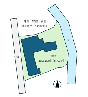 【間取り】 | 宍粟市千種町　居ぬき渓流釣り旅館