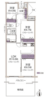【間取り】 | パーク・ハイム新千里