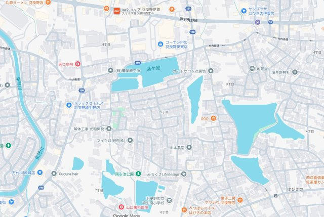 羽曳野市はびきの　第10期　新築一戸建ての地図