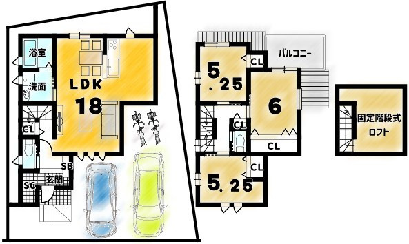 常盤下田町　条件無土地の周辺