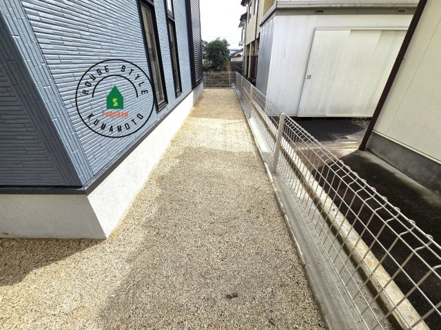 合志市須屋第13-2棟（2号棟）の庭|お庭で自由な時間を過ごせます。