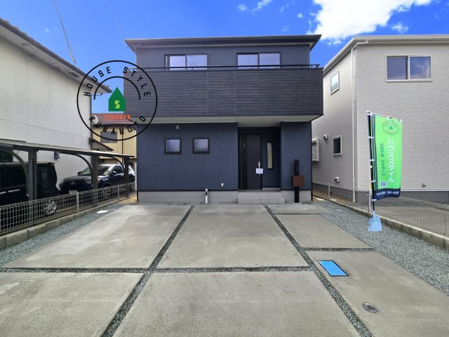 合志市須屋第13-2棟（2号棟）の前面道路含む現地写真|見学の時間などお気軽にお問い合わせ下さい。