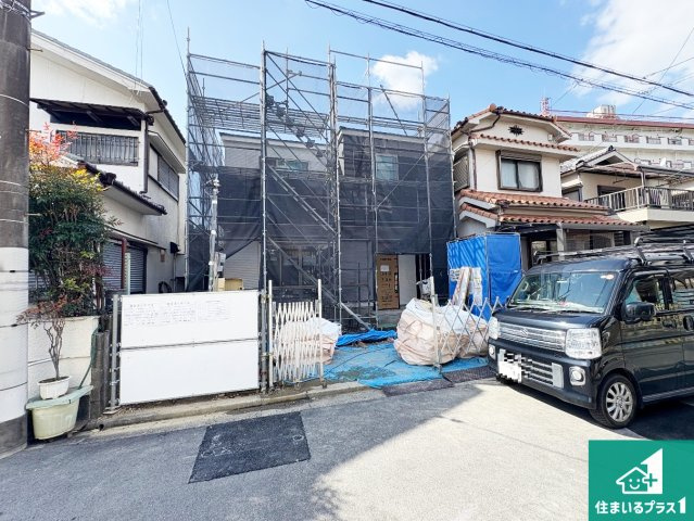 高槻市上土室　第1期　新築一戸建ての外観|現在の進捗状況です！順調に作業進行中、完成が待ち遠しいです！詳細の間取り等、お気軽にお問い合わせください！