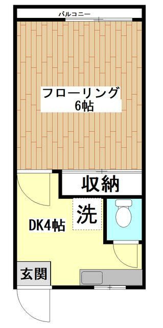 たつみ荘の間取り