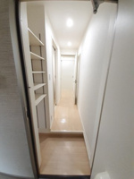 落ち着いた玄関です