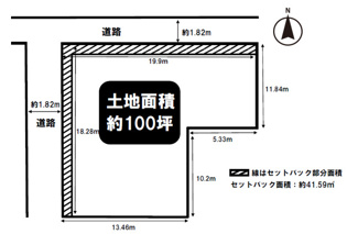 【土地図】 | 高槻市唐崎中1丁目　売土地