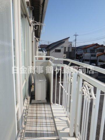 パナハイツ中島のバルコニー