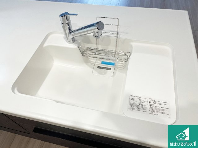 加古川市加古川町河原　第1期　新築一戸建ての設備|広々としたシンクで食器洗いも楽々！