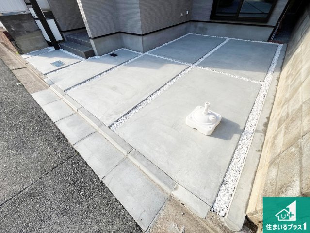 加古川市加古川町河原　第1期　新築一戸建ての駐車場|駐車スペース！散水栓があるので、こまめに愛車を洗えます！