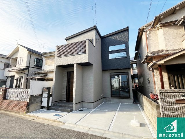 加古川市加古川町河原　第1期　新築一戸建ての外観|安心の10年保証！外観を美しく保ち、雨水で汚れを落とします！気になることがありましたら、お気軽にお問い合わせください！