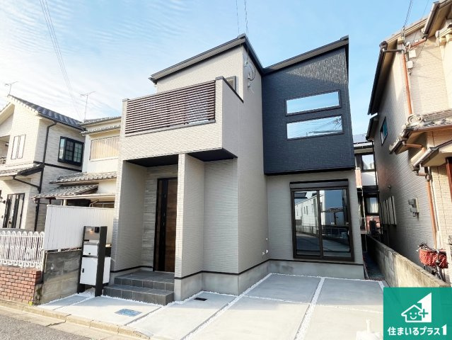 加古川市加古川町河原　第1期　新築一戸建ての外観|お客様に長く安心して住んでいだだける事にこだわった家づくり！住んでからのアフターサービスにもしっかりと取り組んでいます！