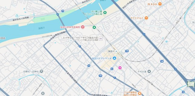 加古川市加古川町河原　第1期　新築一戸建ての地図