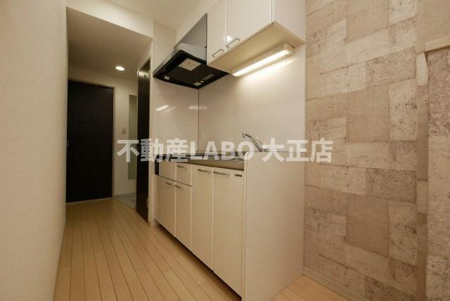 インボイス難波南レジデンスのキッチン