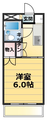 【間取り】 | １K
